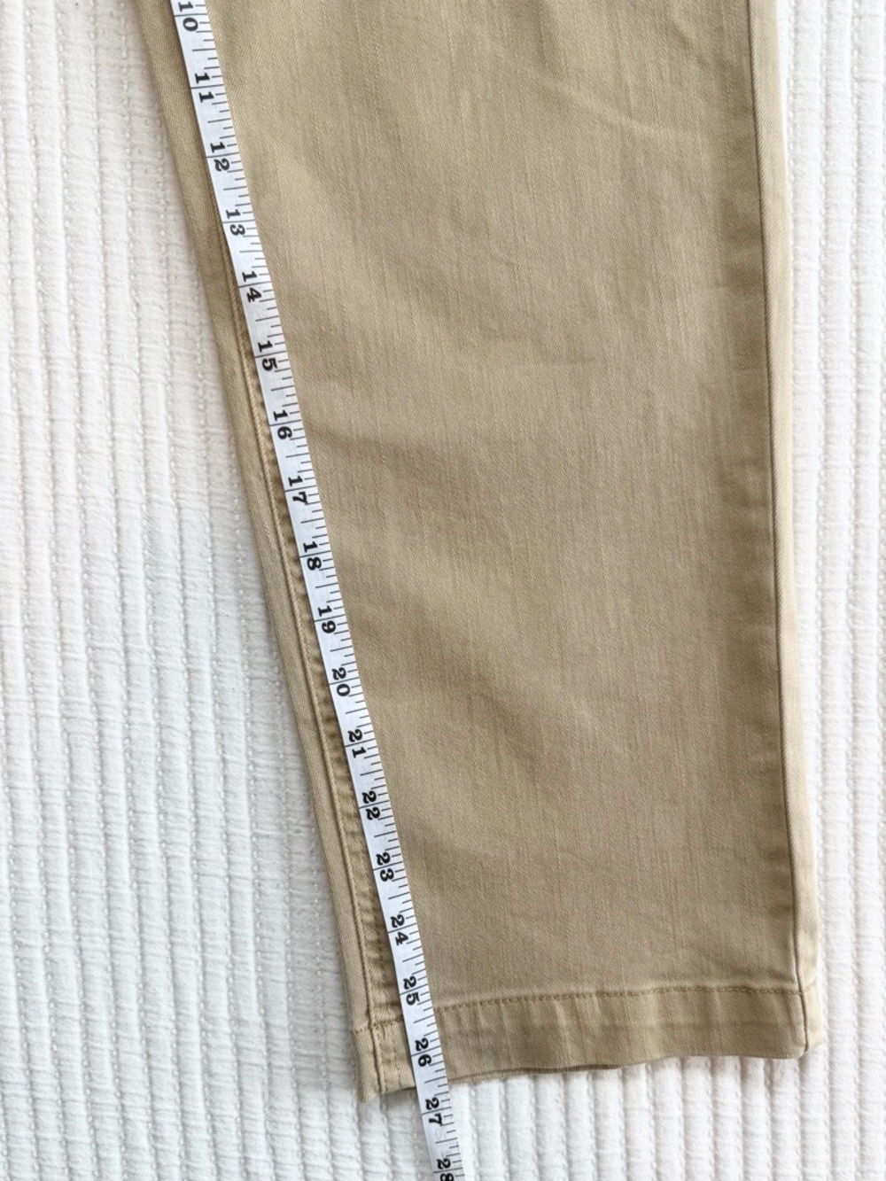 Risen High-Rise Sand Cargo Boyfriend Jeans - Picture 10 of 10